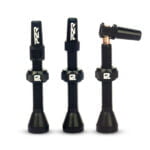 Valvă tubeless P2R TV46BL, AL, 46 mm, negru (OEM)