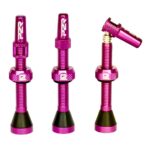 Valvă tubeless P2R TV46PUR, AL, 46mm, violet (OEM)